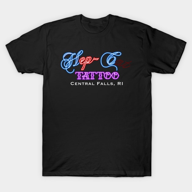 Hep-C(at) Tattoo Parlor T-Shirt by TildeWoody